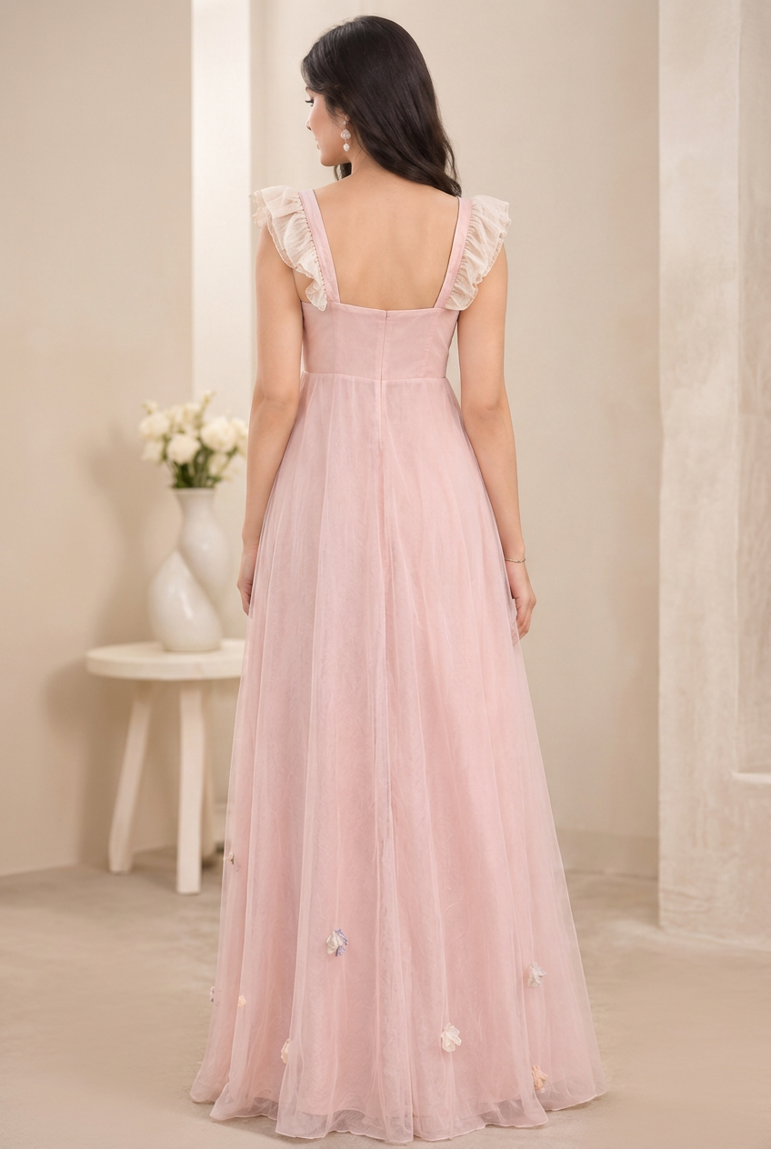 Back-view gown photo in 2:3 proportions